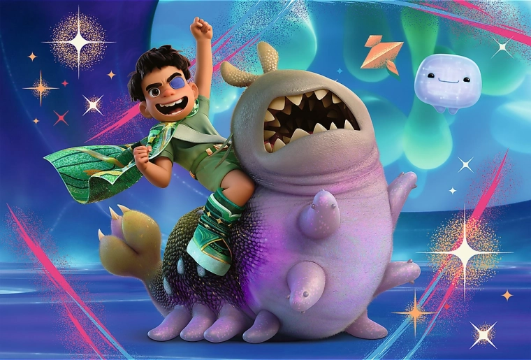 Puzzle Elio i kosmiczna przygoda 100 elementów