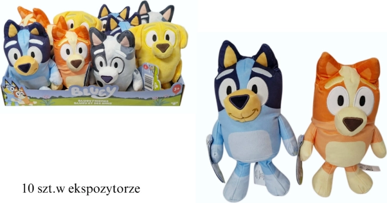 Pluszowa zabawka Bluey - 1 sztuka