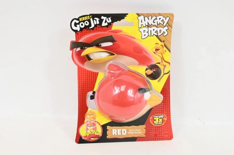 Goo Jit Zu Angry Birds Red – rozciągliwa figurka z piaskowym wypełnieniem