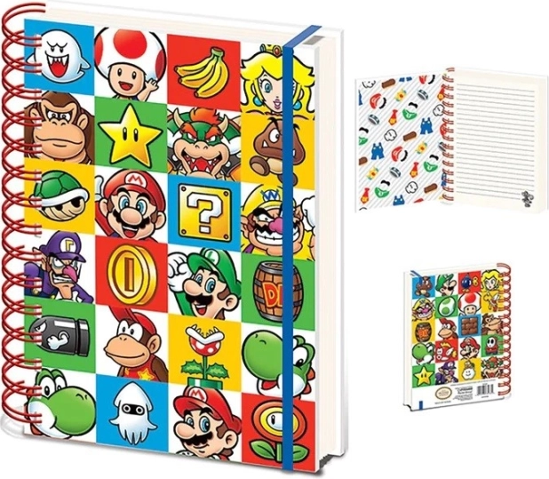 Zeszyt pierścieniowy Super Mario