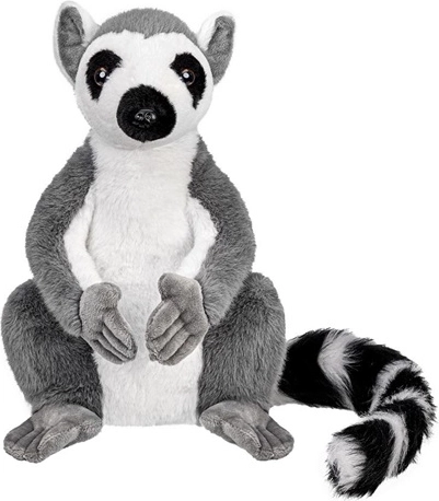 Pluszowy siedzący lemur 20 cm