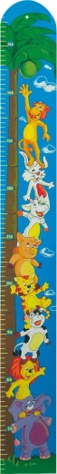 Wisząca miarka wzrostu ze zwierzątkami