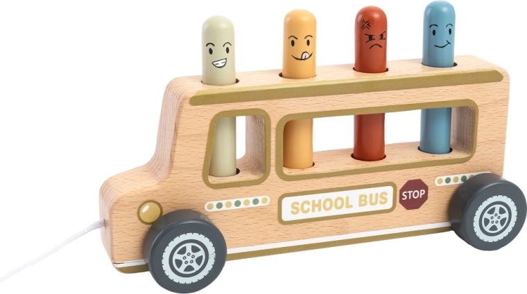 2Kids Toys gra z wyskakującymi elementami – szkolny autobus