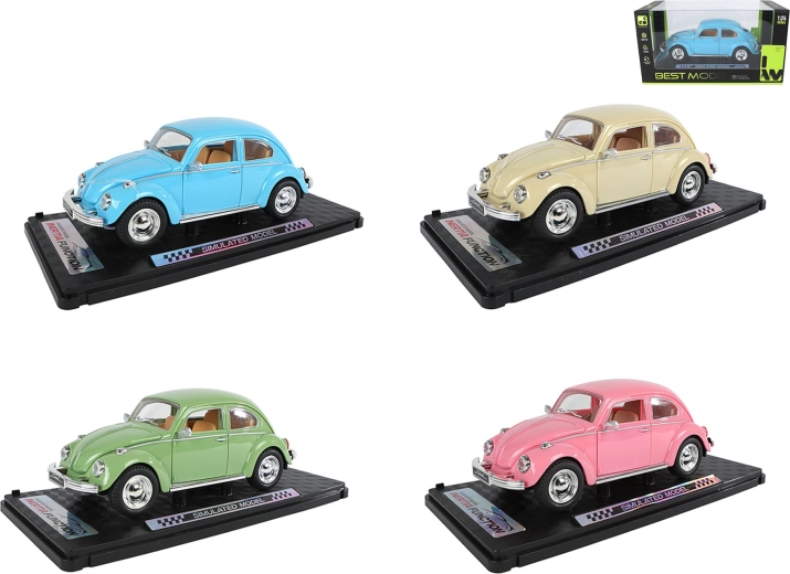 Autko old timer na napędzie bezwładnościowym 1:24, 18 cm - 1 sztuka