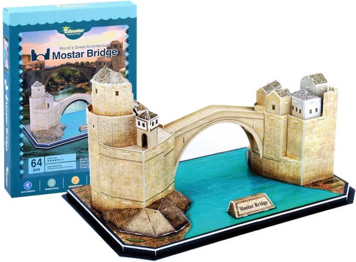 Puzzle 3D Stari most w Mostarze