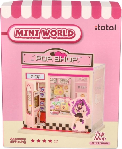 i-Total DIY mini diorama sklep z mini światem POP