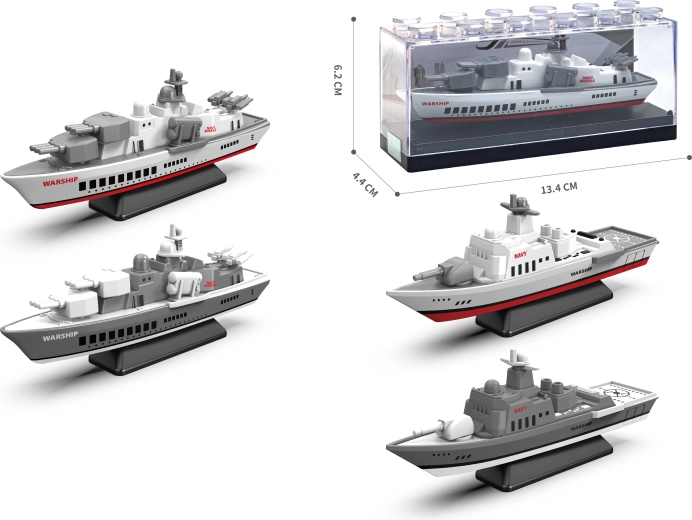 Metalowy model okrętu wojennego 1:64 – różne warianty