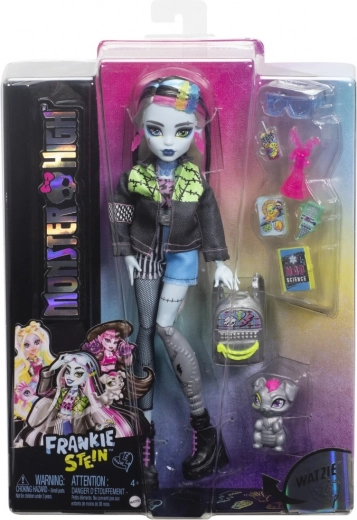 Lalka Monster High Frankie Stein z akcesoriami
