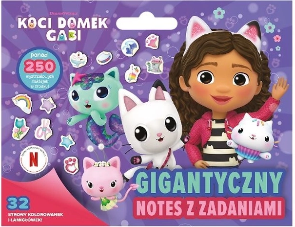 Koci domek Gabi – gigantyczny notes dla dzieci