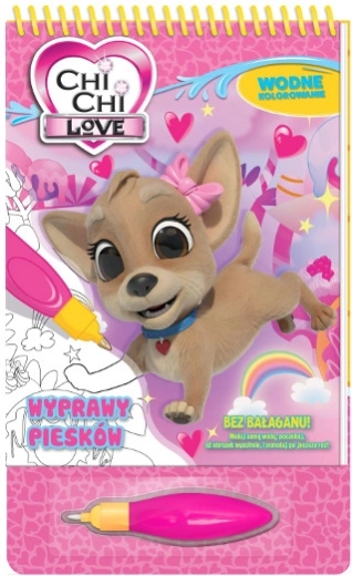 Chi Chi Love: Kolorowanka wodna – Psie przygody