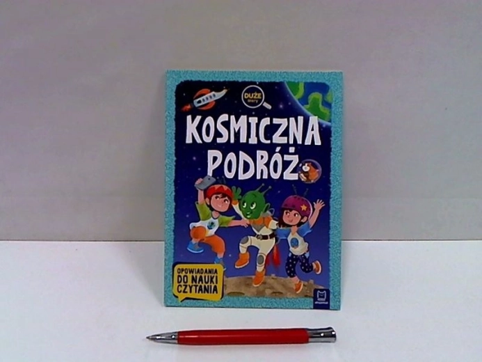 Kosmiczna podróż – książka dla dzieci do nauki czytania (duże litery)
