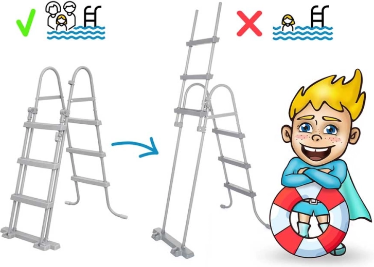 Bezpieczne wejście dzięki drabince