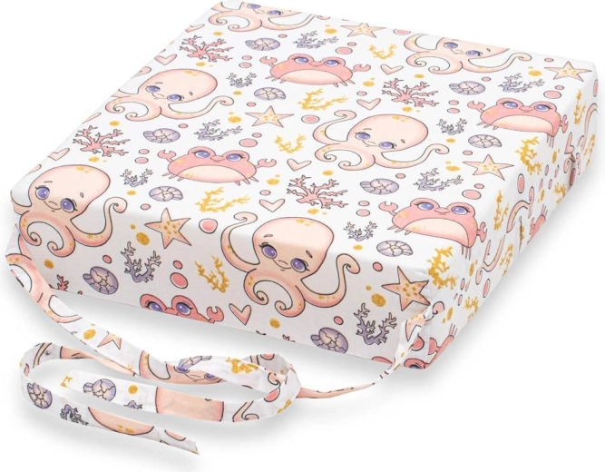 Dziecięca podkładka na krzesło New Baby Basic Ośmiornica różowa