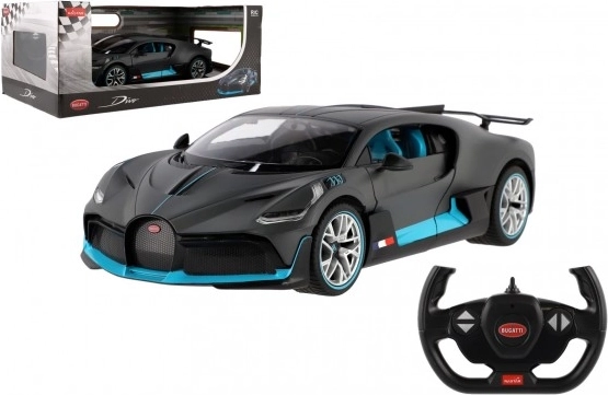 RC auto BUGATTI Divo 1:14 szare 2,4 GHz z otwieranymi drzwiami