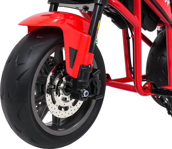 Stabilna jazda na szerokich kołach EVA