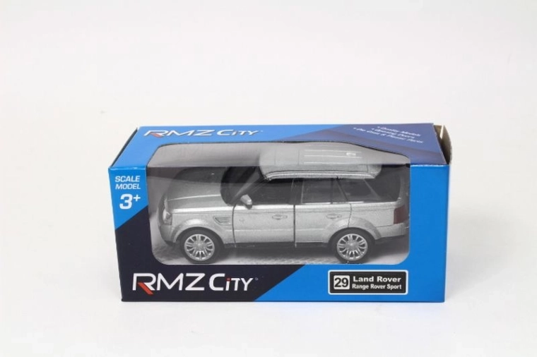 Metalowy model auta RMZ Land Rover Range Rover Sport 1:32 srebrny