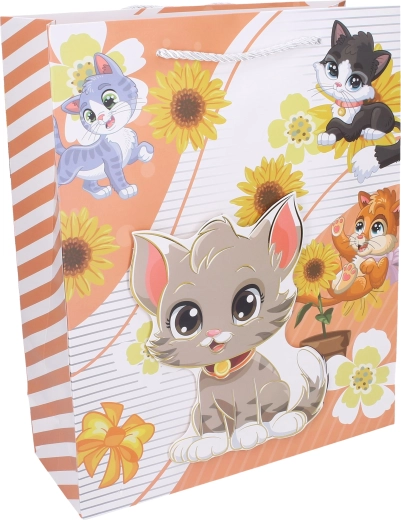 Błyszczący nadruk i figlarny design