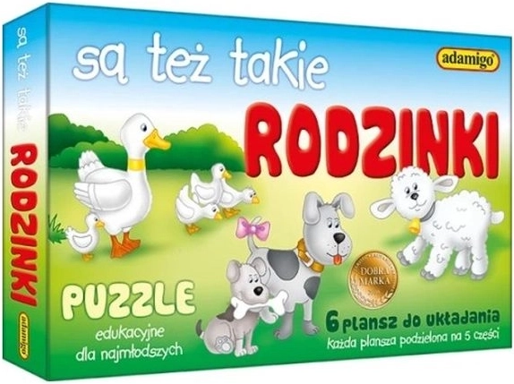 Są też takie rodzinki – edukacyjne puzzle dla dzieci