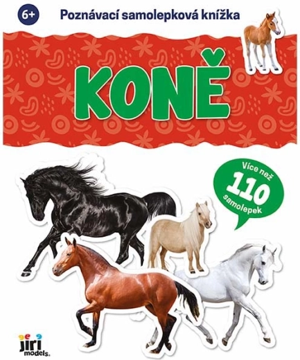 Poznawcza książeczka z naklejkami Konie