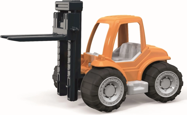 Stabilna jazda dzięki dużym gumowanym kołom