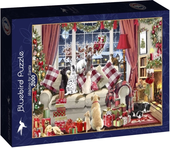 Puzzle Bluebird Czekając na Świętego Mikołaja 2000 elementów