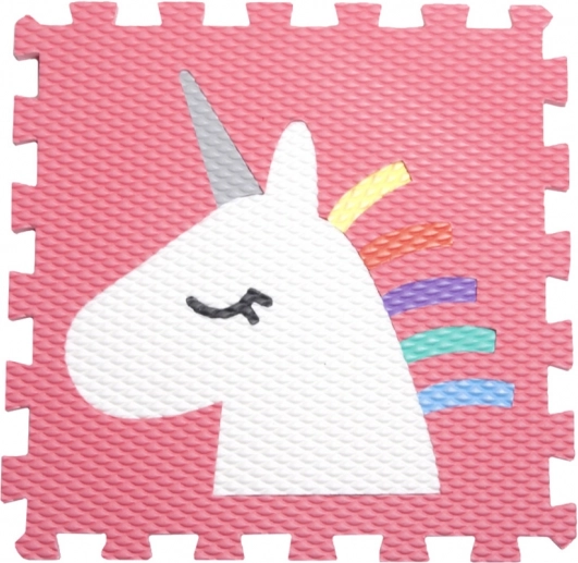 Dziecięca mata Minideckfloor Jednorożec – różowa