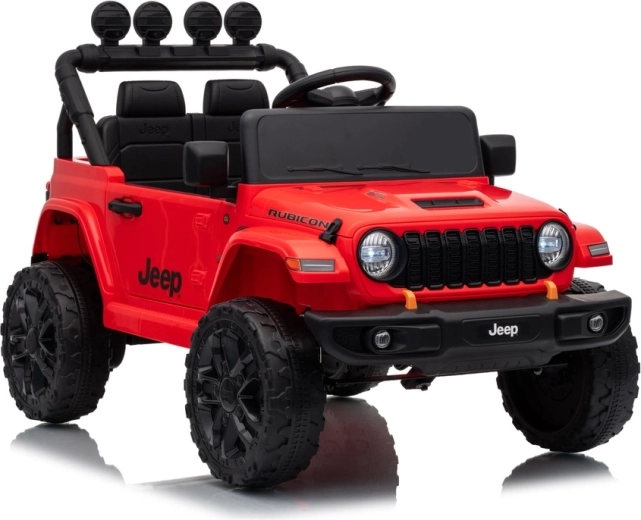 Dziecięcy samochód elektryczny Jeep Rubicon 24 V – Czerwony