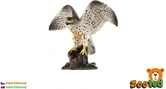 Plastowa figurka sokoła wędrownego 9 cm