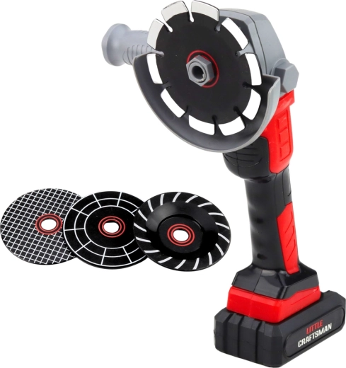 Realistyczna szlifierka kątowa z wymiennymi tarczami