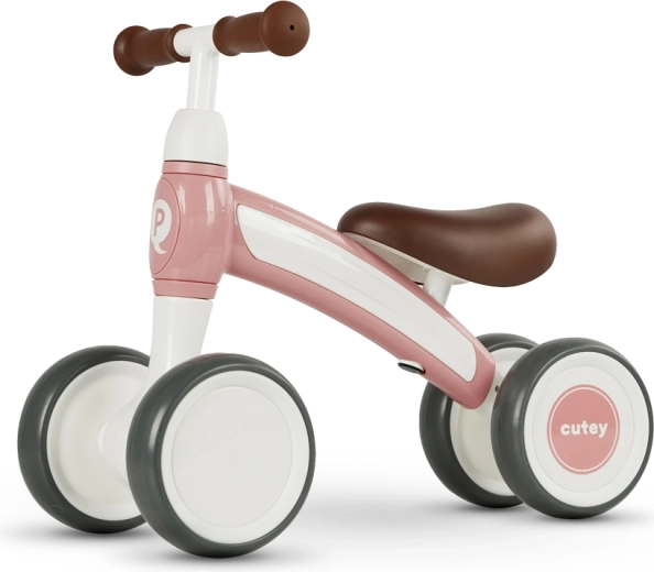 QPlay Cutey-5 dziecięcy rowerek biegowy różowy