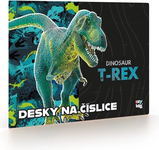 OXYBAG teczka na cyfry dinozaur premium