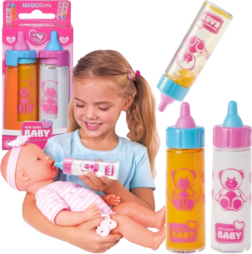 New Born Baby magiczne buteleczki dla lalki - 2 szt.