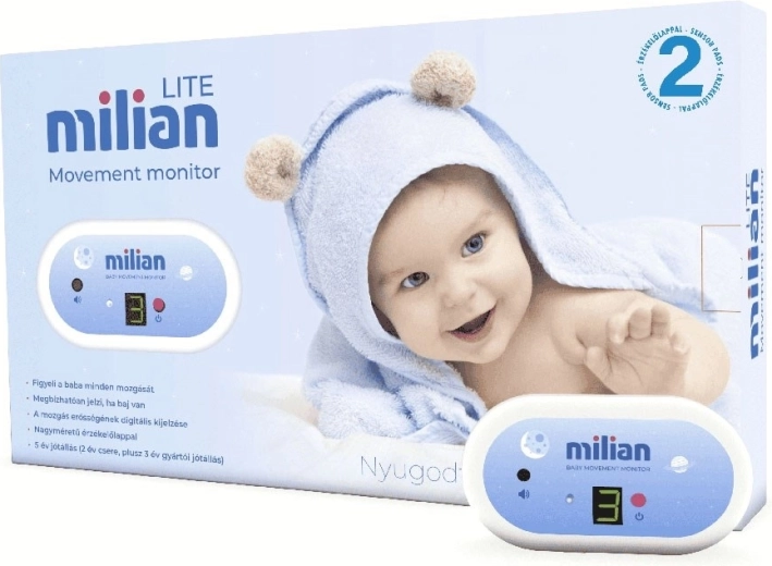 Monitor oddechu Milian Lite z 2 czujnikowymi podkładkami