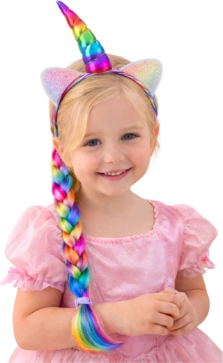 Wielokolorowe włosy do zaplatania warkoczyków