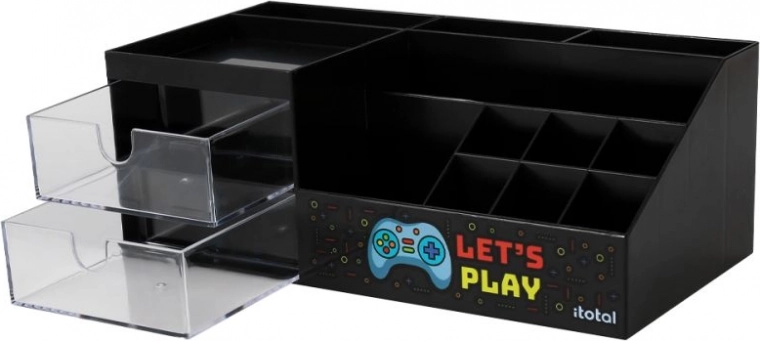 Gamingowy organizer biurkowy z szufladami LET’S PLAY