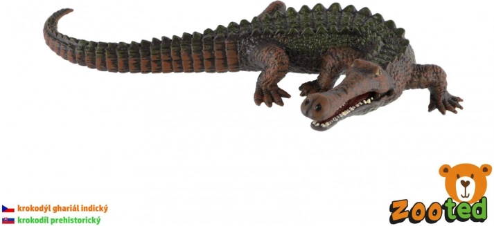 Plastowa figurka gawiala indyjskiego 17 cm