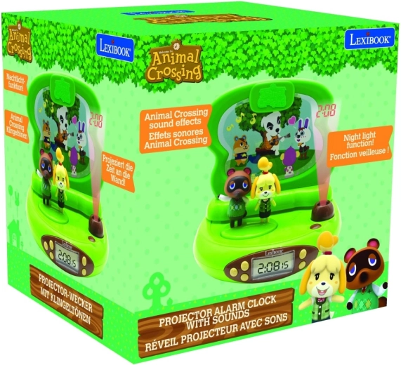 Budzik 3D z projektorem Animal Crossing