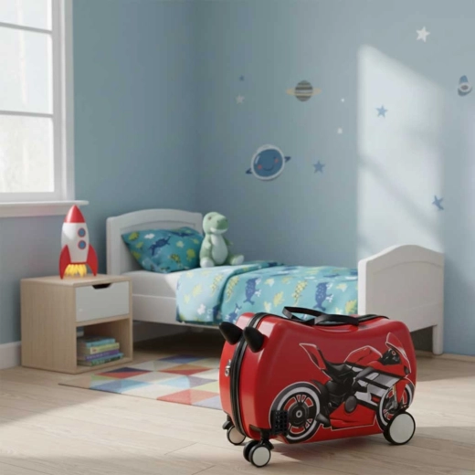 Jeździk i walizka w jednym