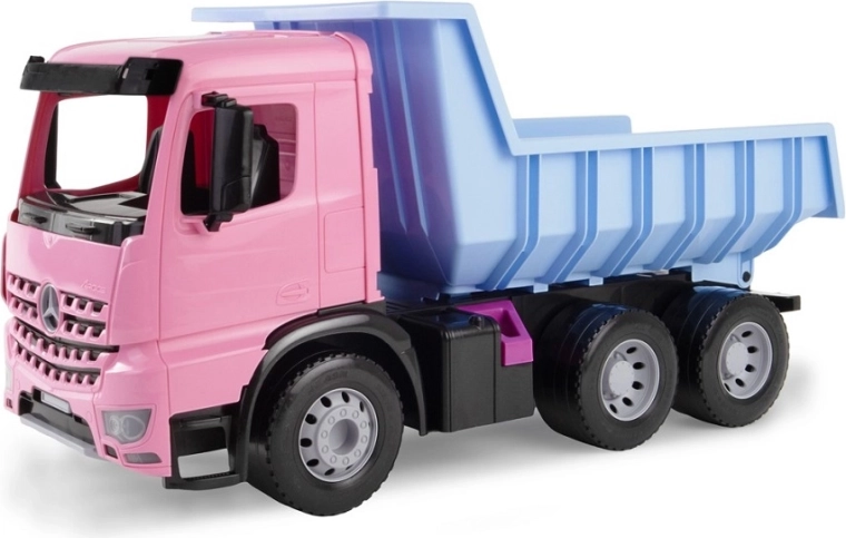 Lena GIGA Trucks wywrotka Mercedes Arocs turkusowo‑różowa