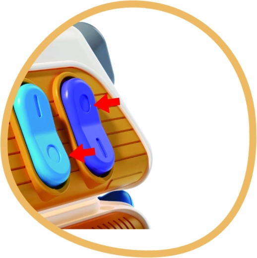 Przełączniki, przyciski i suwaki dla małej motoryki