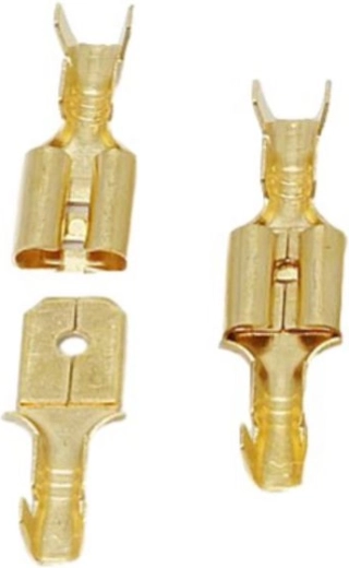 Para złączy samochodowych z zatrzaskiem 6,3 mm – zestaw 100 par (200 szt.)