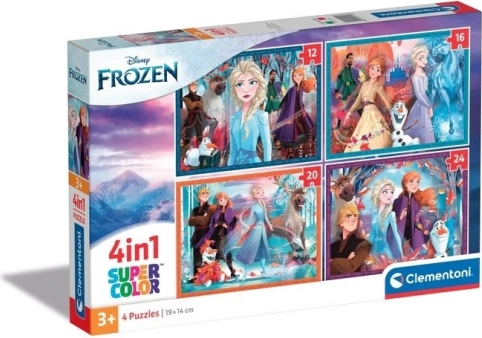 Puzzle 4w1 Kraina Lodu