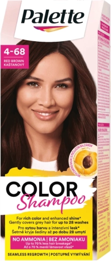 Palette Color Shampoo 4-68 kasztanowy 50 ml
