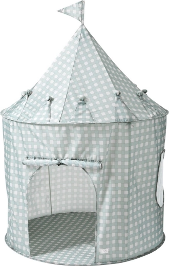3 Sprouts namiot dziecięcy recycled gingham blue