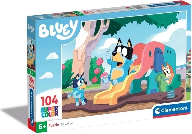 puzzle 104 elementy bluey