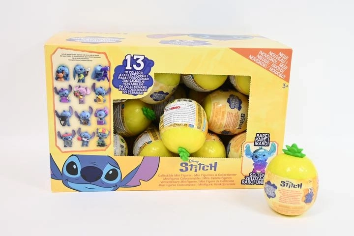Stitch – figurka w kapsule w kształcie ananasa (losowy model)