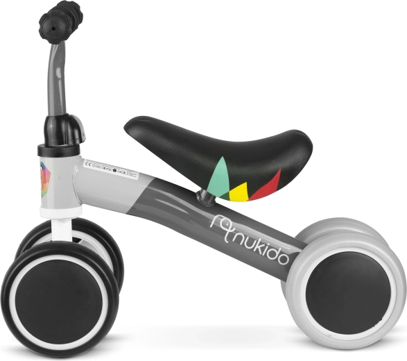 Wygodne miękkie siodełko i gumowe rączki