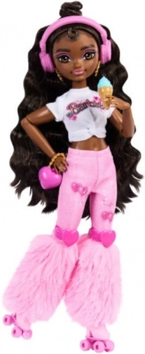Lalka Barbie Dream Besties Brooklyn na rolkach