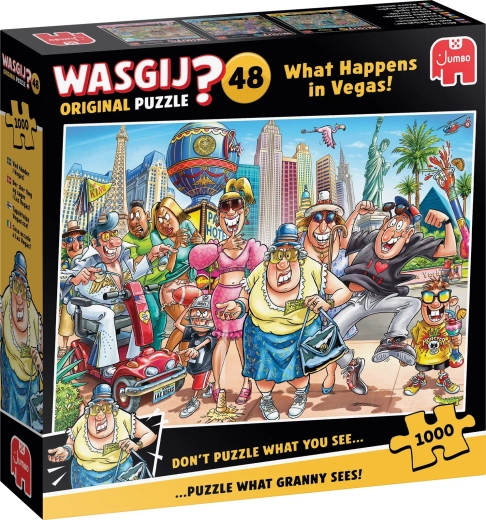Jumbo Wasgij Original 48: Co wydarzy się w Vegas! puzzle 1000 elementów