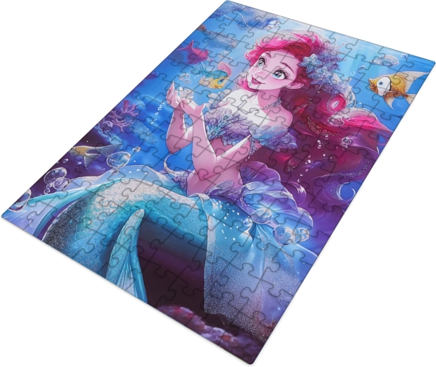 Puzzle dla dzieci z syrenką, 100 elementów